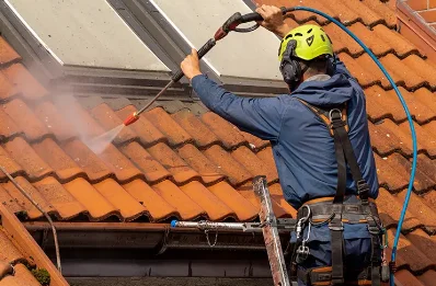 Démoussage et hydrofuge de toiture à Aveux